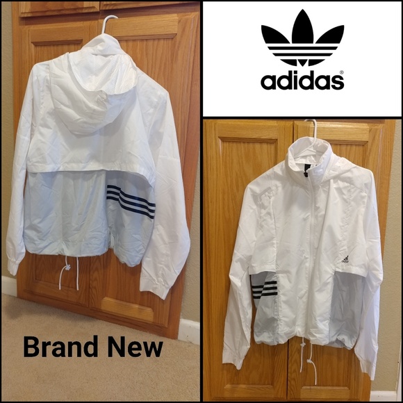 adidas Jackets & Blazers - 🆕 Adidas Track Woven Shell Hooded Jacket